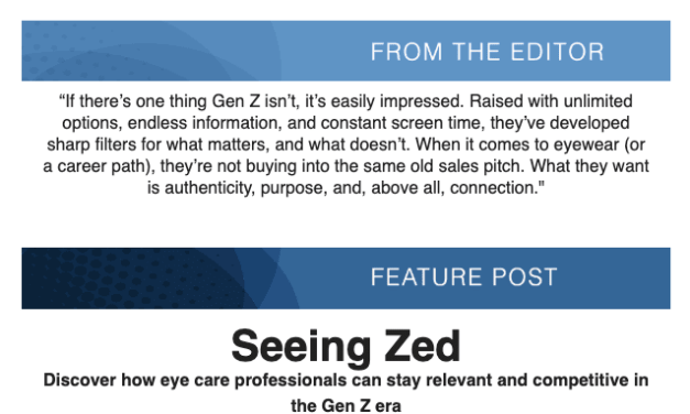 Optical Announcements You Don’t Want to Miss! – Eyewatch | June 4, 2025